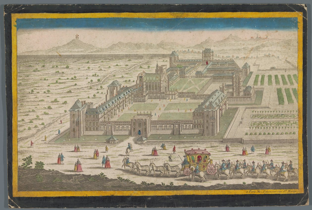 Utsikt over Château de Vincennes av Jean François Daumont