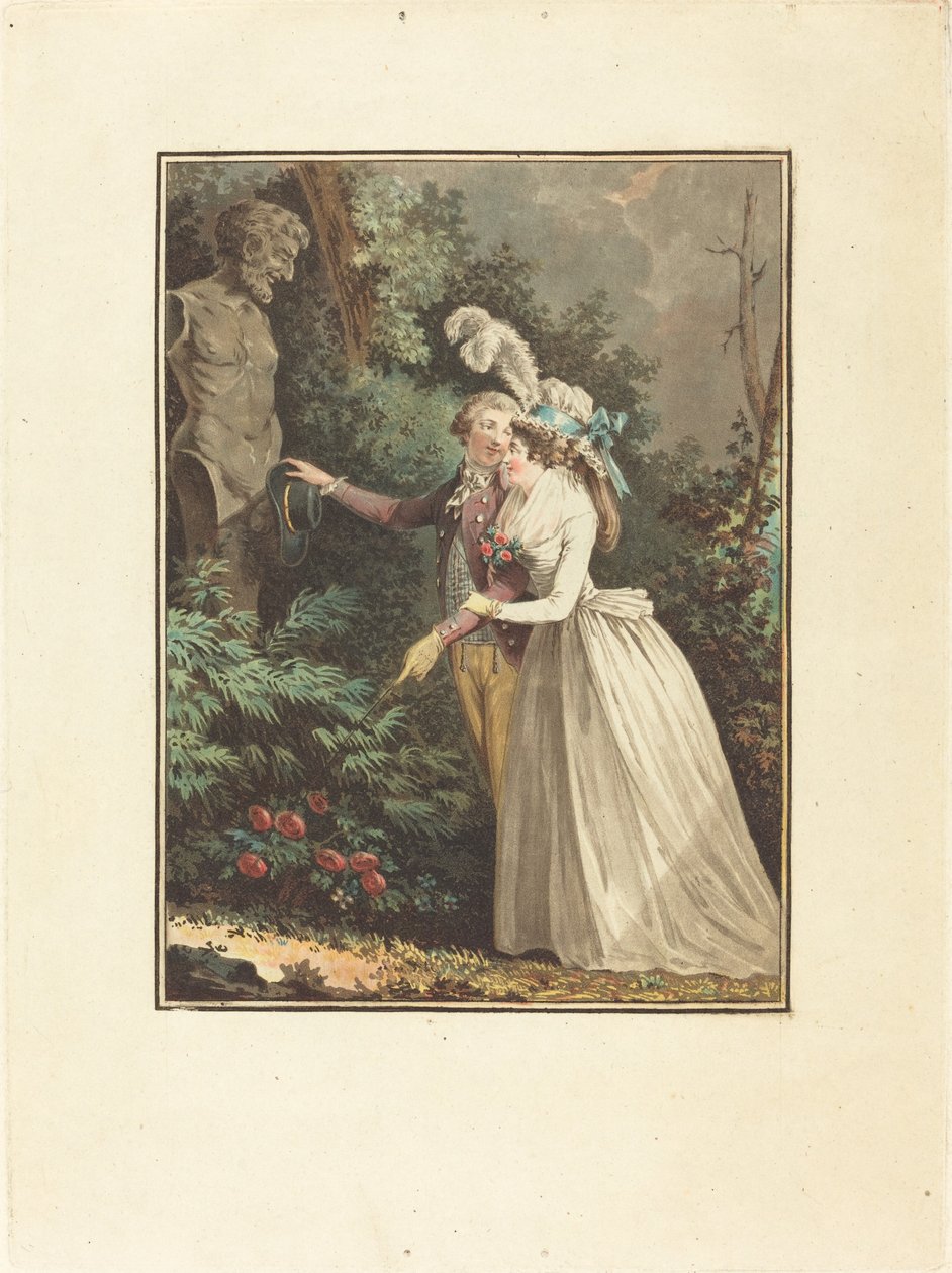Ah! Så la meg se av Jean François Janinet after Nicolas Lavreince