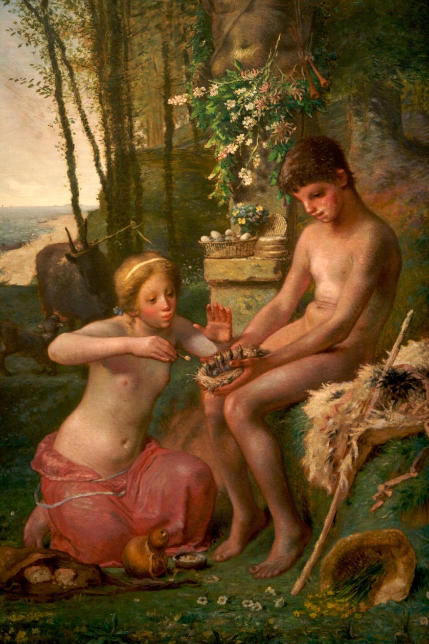 Vår (Daphnis og Chloë) av Jean Francois Millet