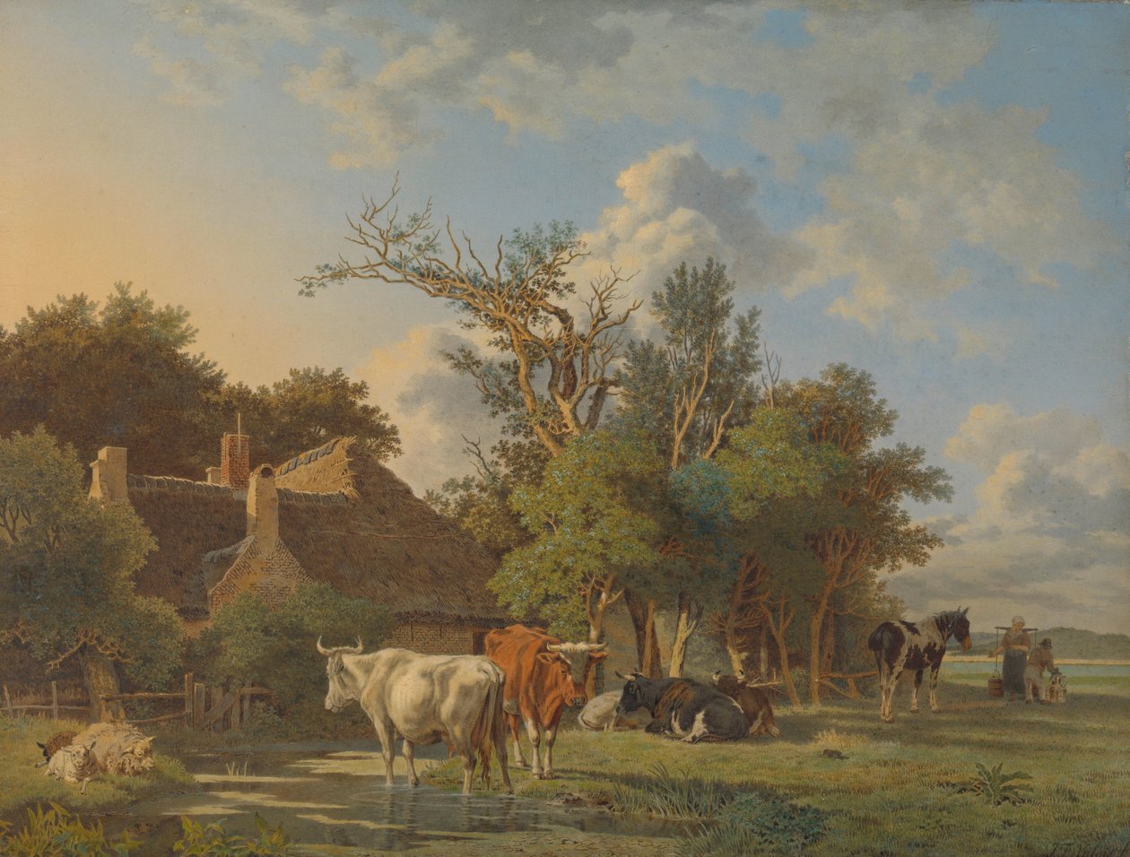 Landskap av Jean François Valois
