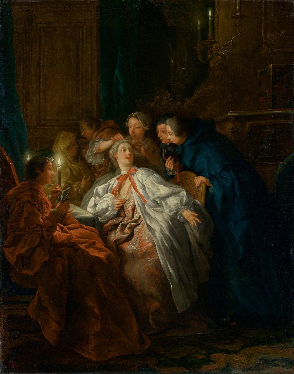 Før ballen, 1735 av Jean François de Troy