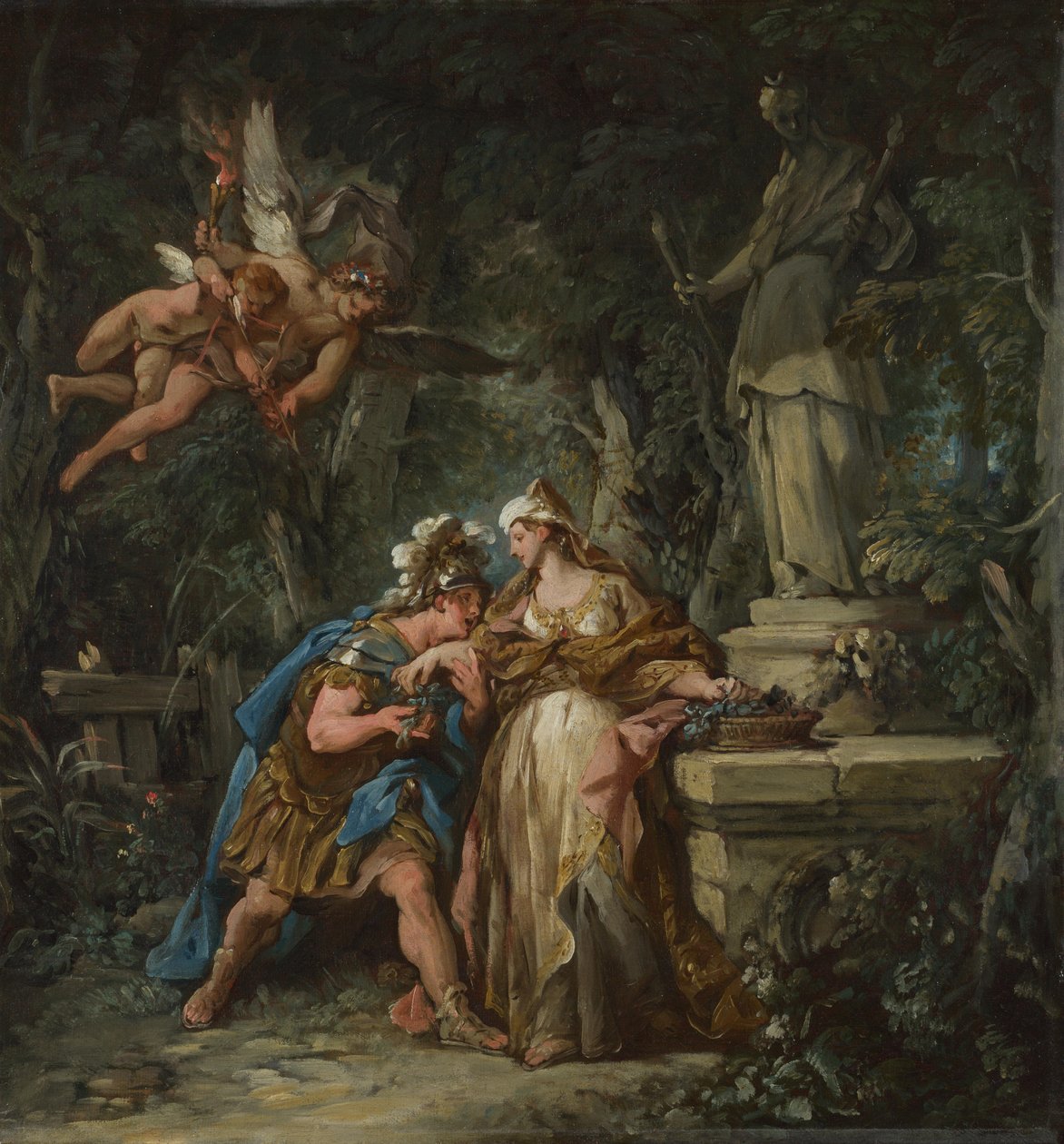 Jason sverget evig hengivenhet til Medea, 1743 av Jean François de Troy