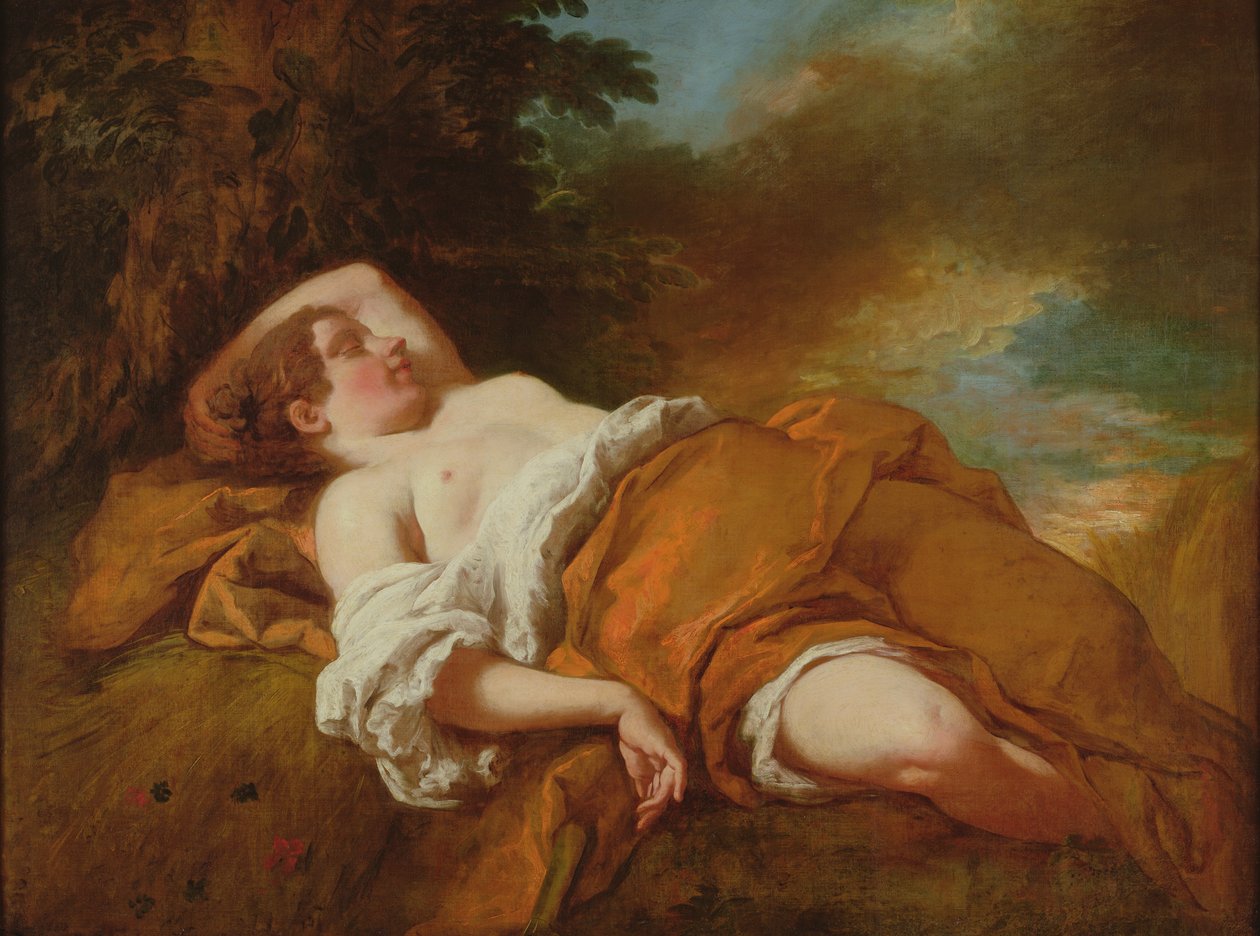 Sovende Harvester av Jean François de Troy