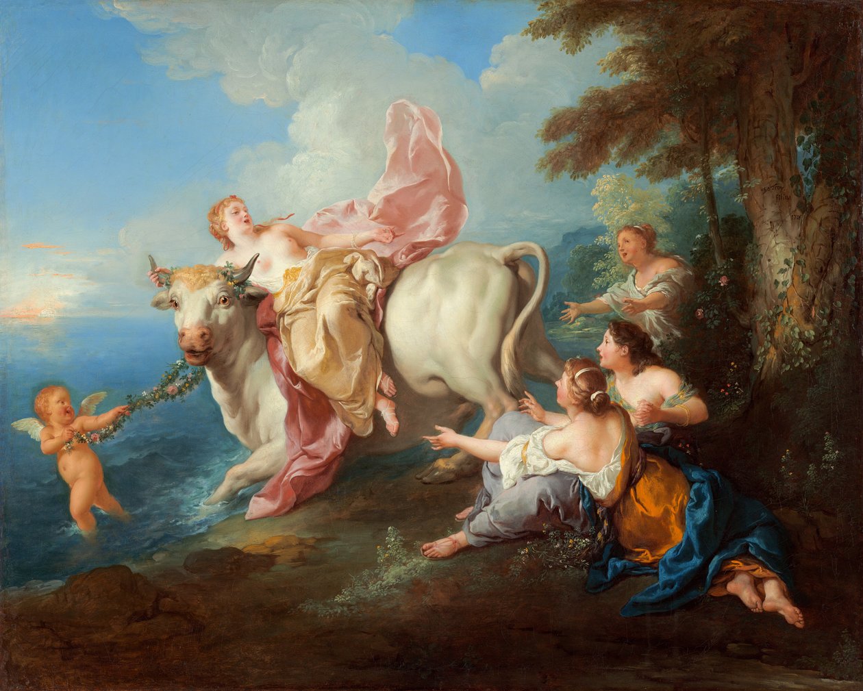 Bortføringen av Europa av Jean François de Troy
