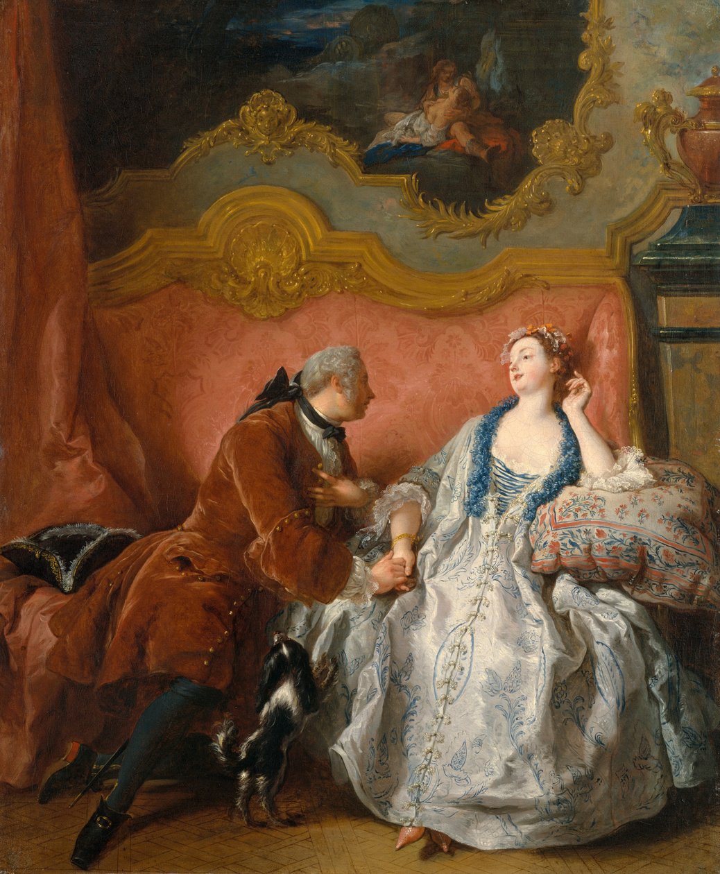 Kjærlighetserklæringen, ca. 1724. av Jean François de Troy