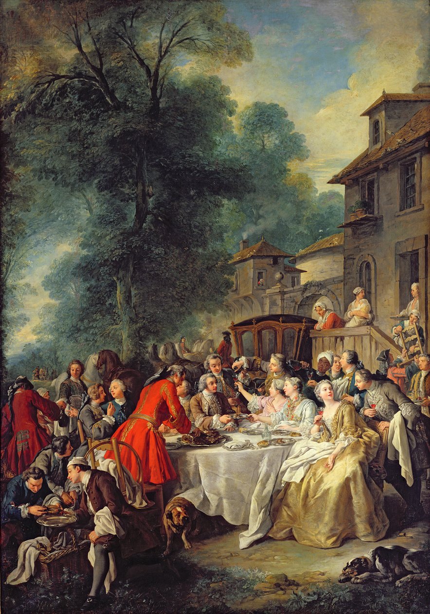 Jaktlunsjen, 1737 av Jean François de Troy