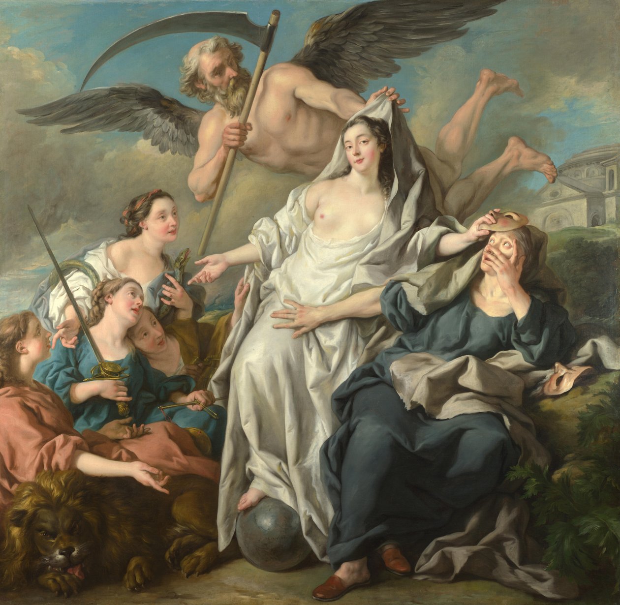 Tid som avslører sannheten, 1733 av Jean François de Troy
