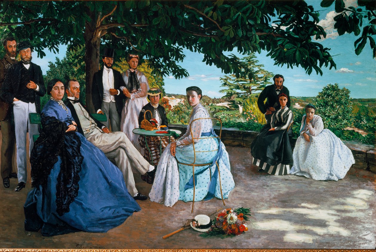 Familiegjenforening av Jean Frederic Bazille