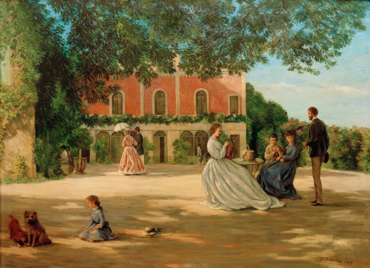 Merics terrasse av Jean Frederic Bazille