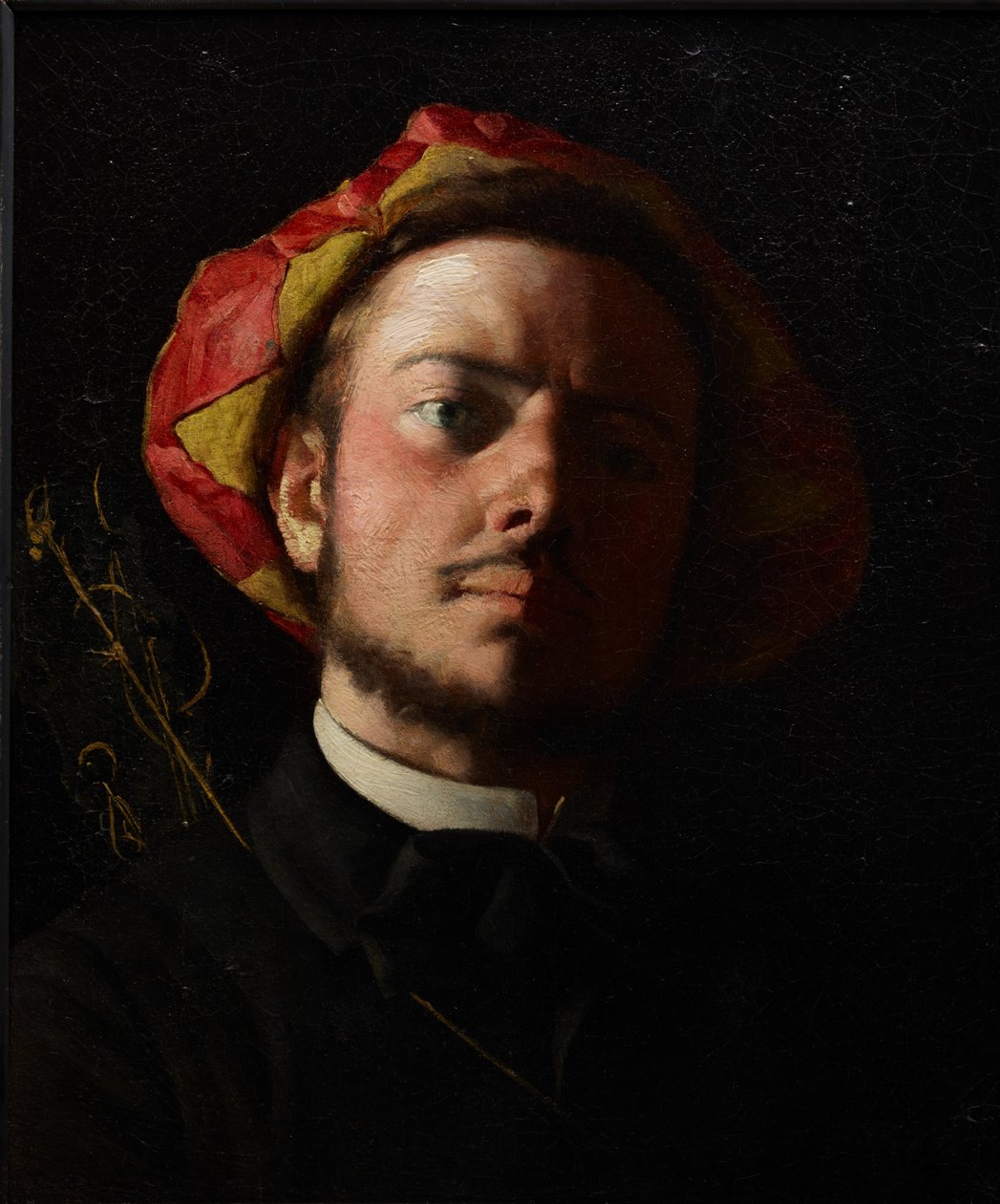 Portrett av Paul Verlaine som en trubadur av Jean Frederic Bazille