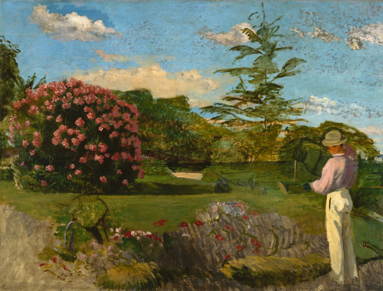 Den lille gartneren, ca. 1866-67 av Jean Frederic Bazille