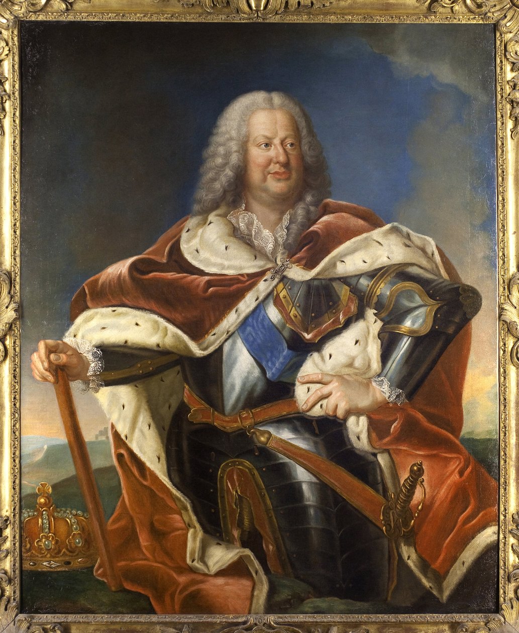 Portrett av Stanislas Leszczynski (Leszczinski av Jean Girardet