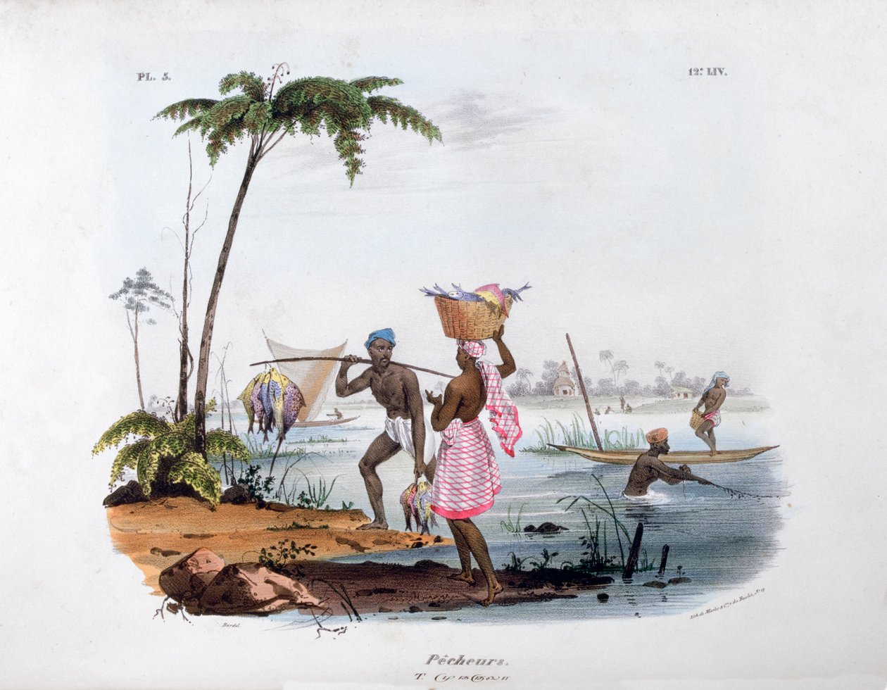 Fisker, 1828 av Jean Henri Marlet