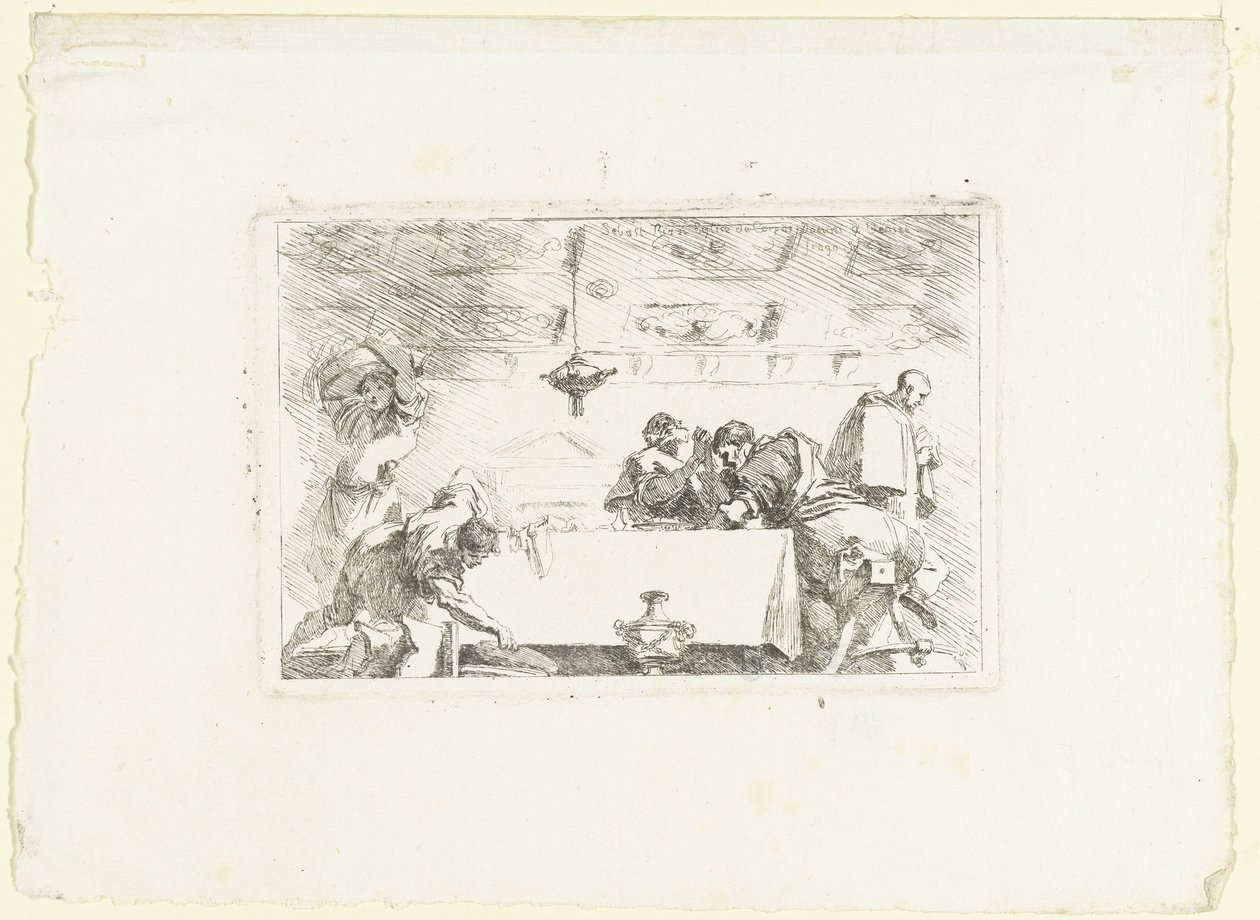 Disipler i Emmaus av Jean Honore Fragonard