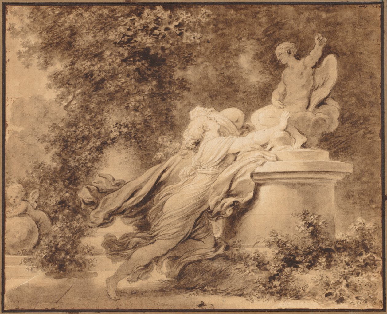 Påkallelse til kjærlighet, ca. 1781. av Jean Honore Fragonard