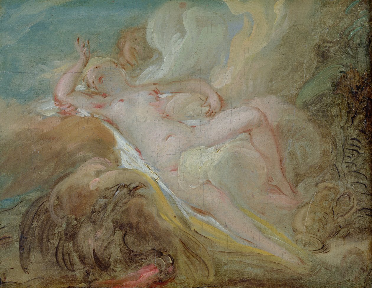Jupiter og Io av Jean Honore Fragonard