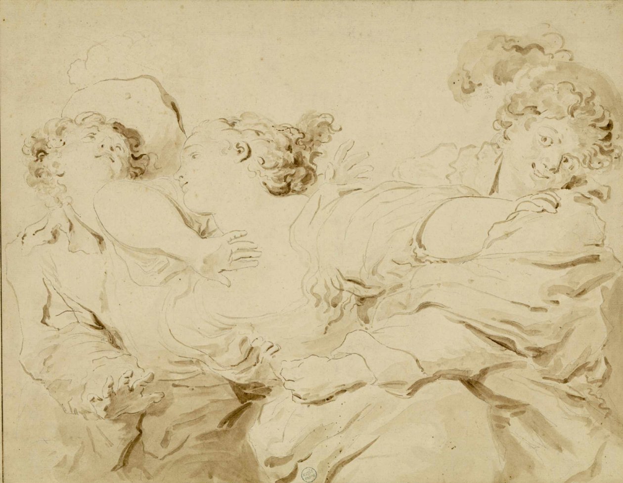 The Slap, 1785. av Jean Honore Fragonard