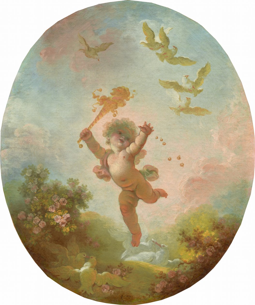 Kjærlighet som dårskap, ca. 17731776. av Jean Honore Fragonard