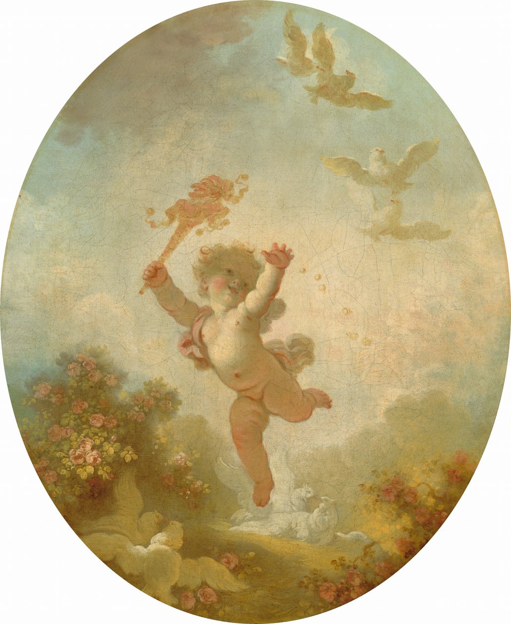 Kjærlighet som dårskap, ca. 17731776. av Jean Honore Fragonard