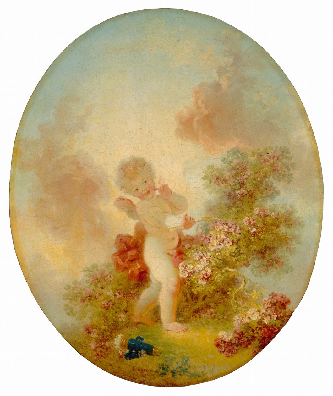Elsker Sentinel, ca. 17731776. av Jean Honore Fragonard