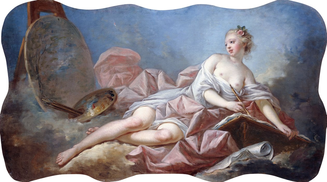 Personifisering av maleri, av Jean Honore Fragonard
