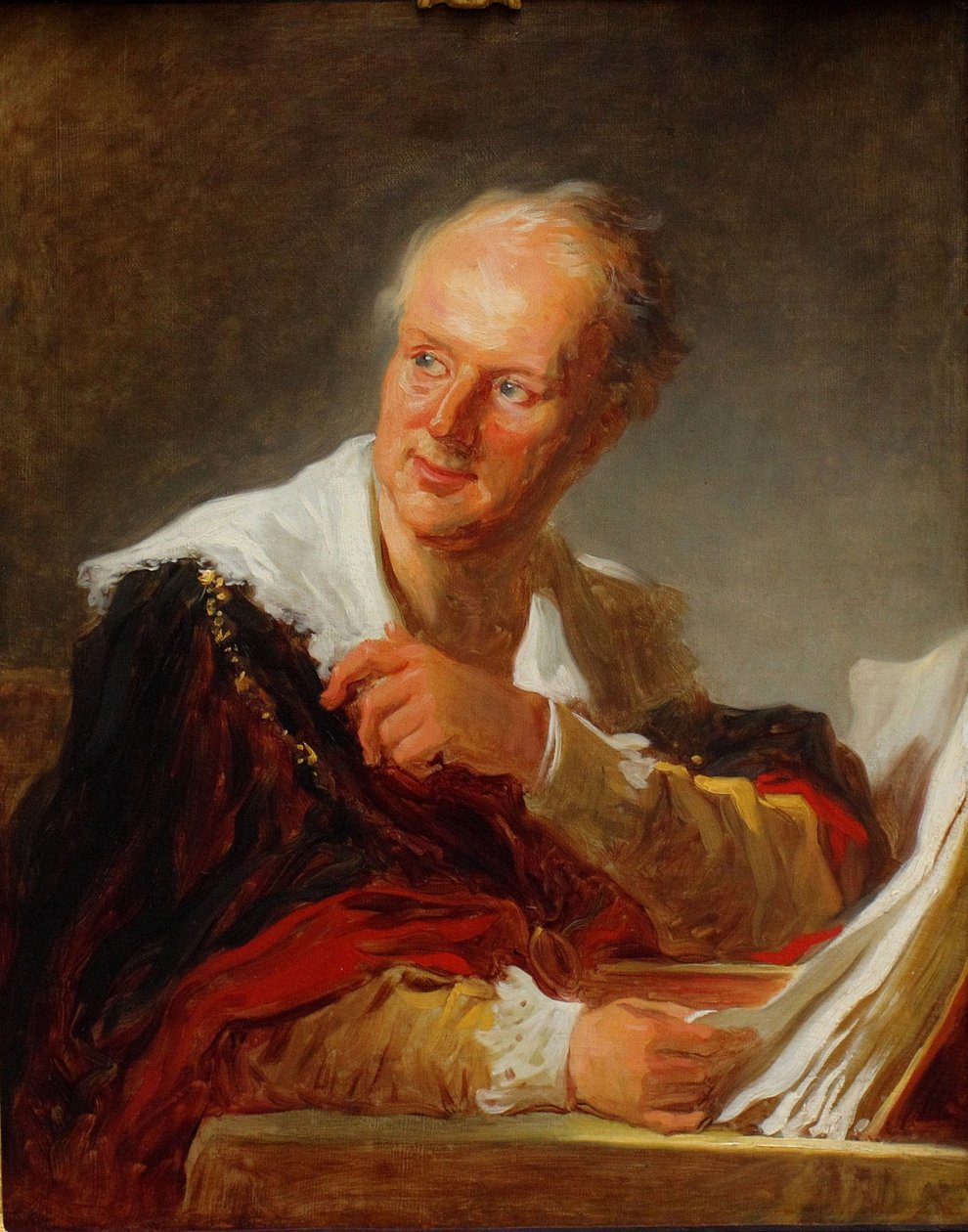 Portrett av Denis Diderot 17131784, ca 1769 av Jean Honore Fragonard