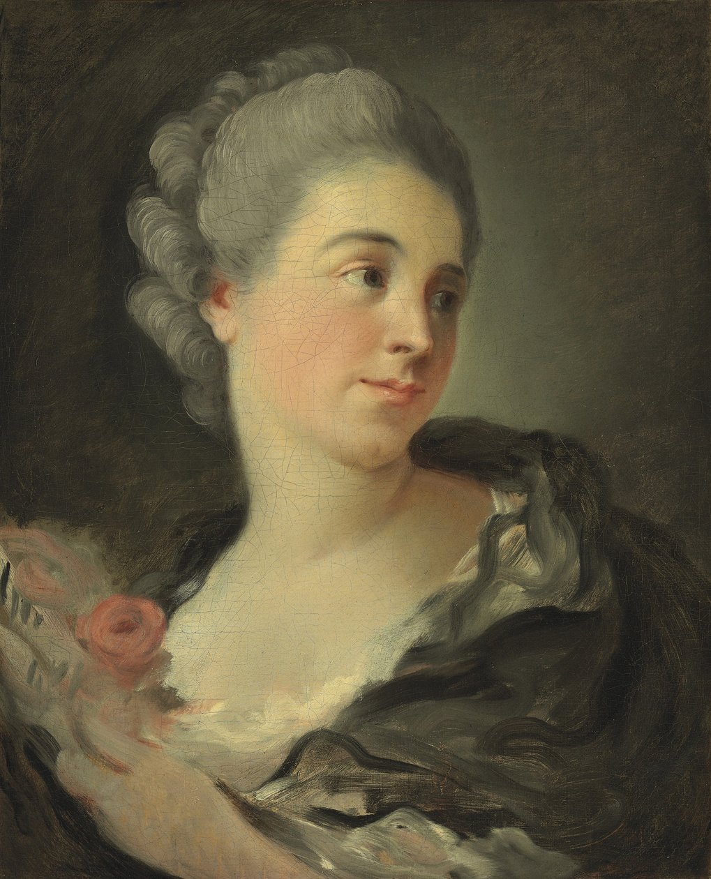 Portrett av Marie-Therese Colombe av Jean Honore Fragonard