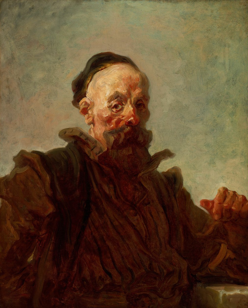 Portrett av en mann i kostyme, 176870. av Jean Honore Fragonard