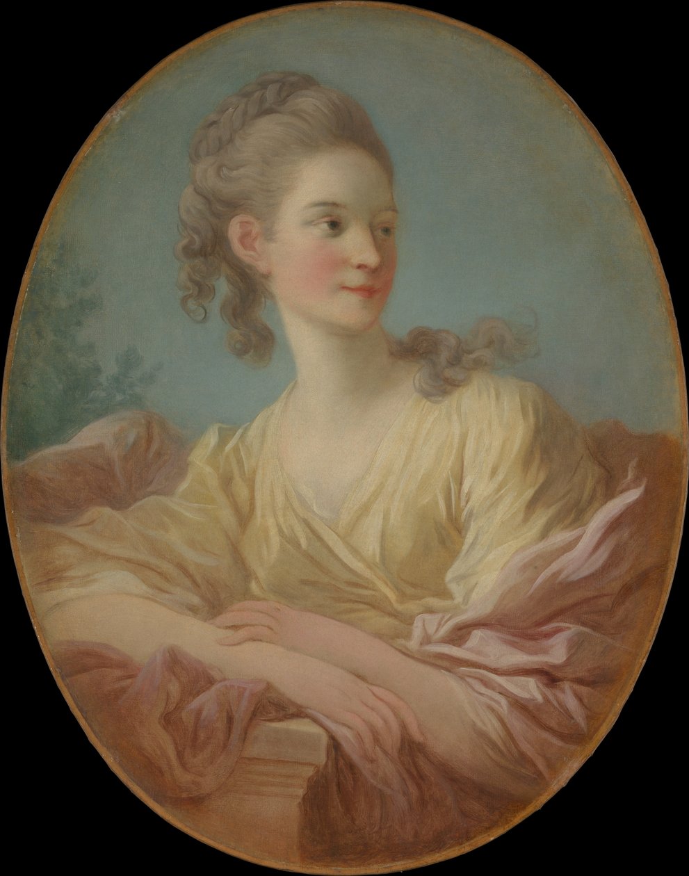 Portrett av en ung kvinne, 1770-tallet. av Jean Honore Fragonard