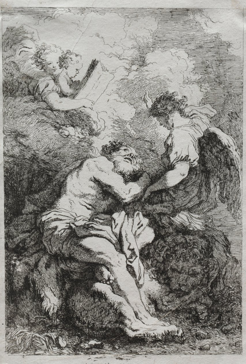 Den hellige Jerome av Jean Honore Fragonard