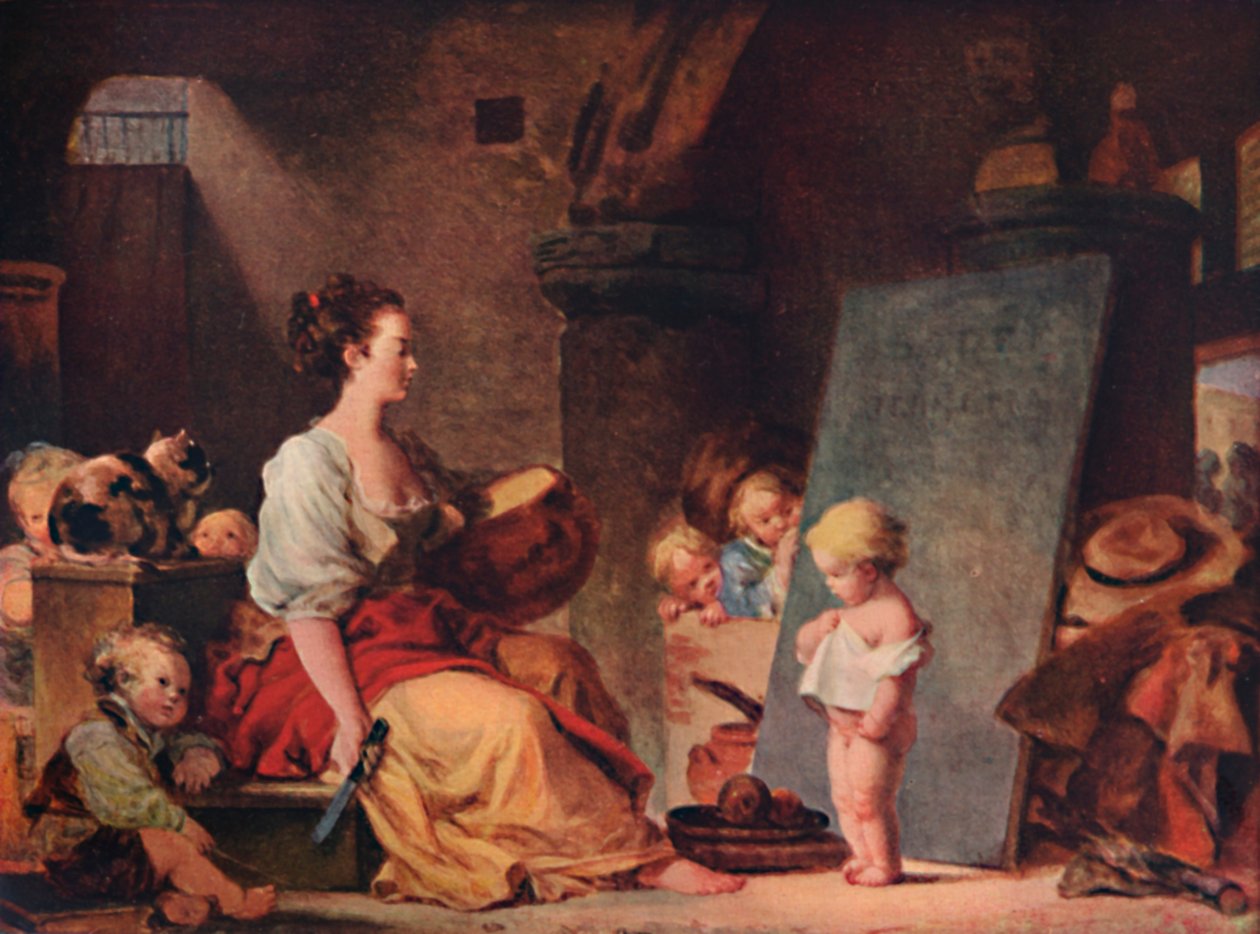 Si vær så snill, c1780, 1911 av Jean Honore Fragonard