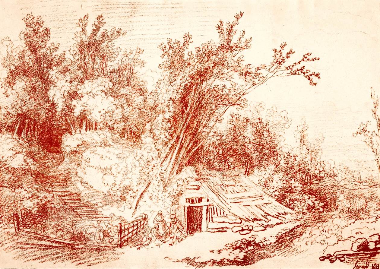 Sauefjøs av Jean Honore Fragonard