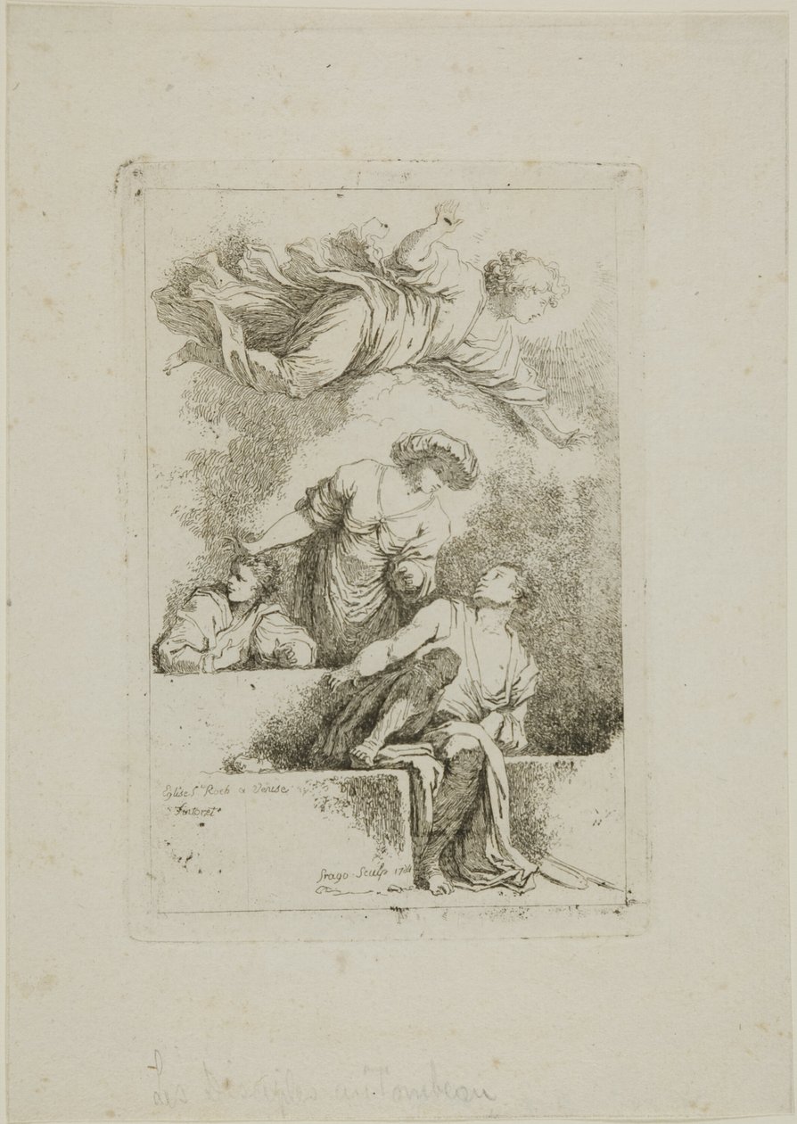 Disiplene ved graven av Jean Honore Fragonard