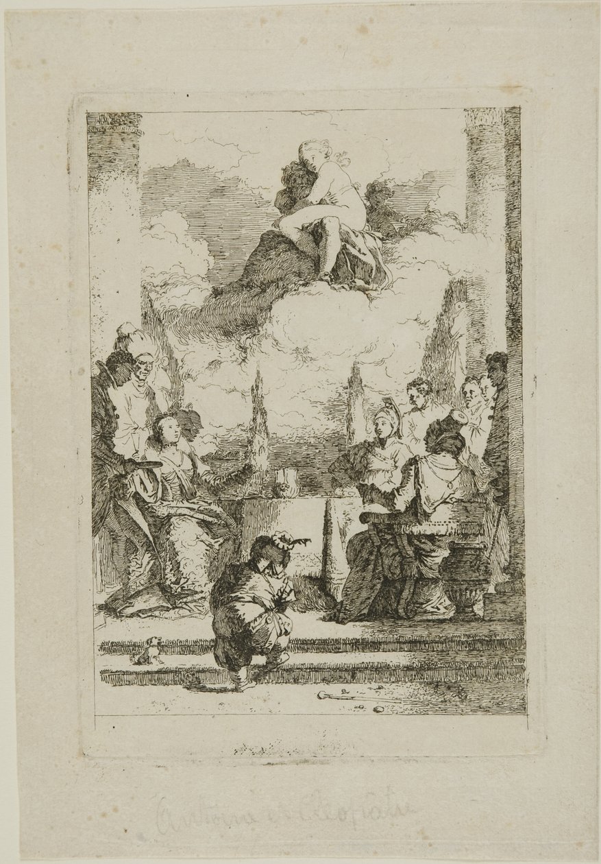 Høytiden for Anthony og Cleopatra av Jean Honore Fragonard