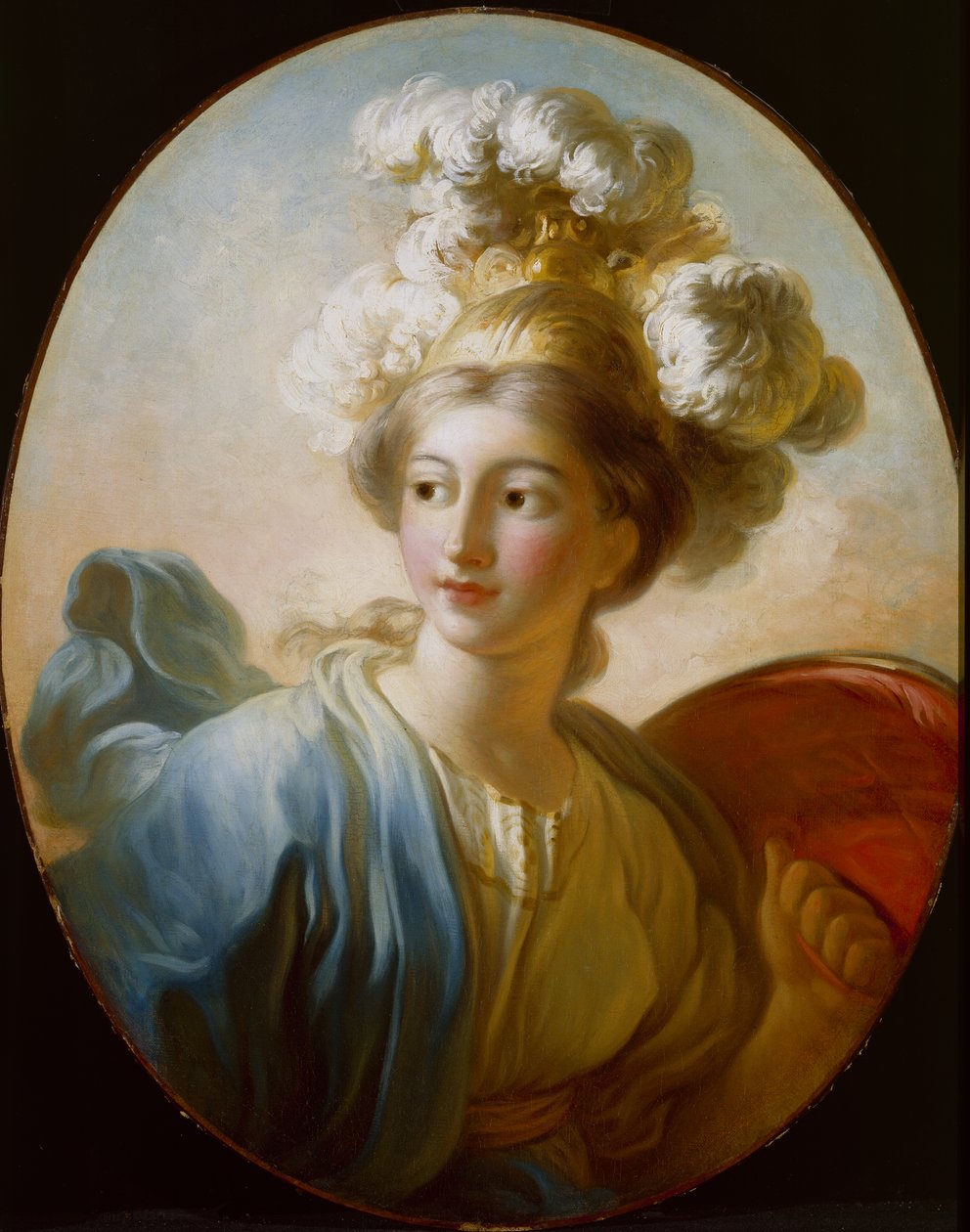 Gudinnen Minerva, ca. 1772 av Jean Honore Fragonard