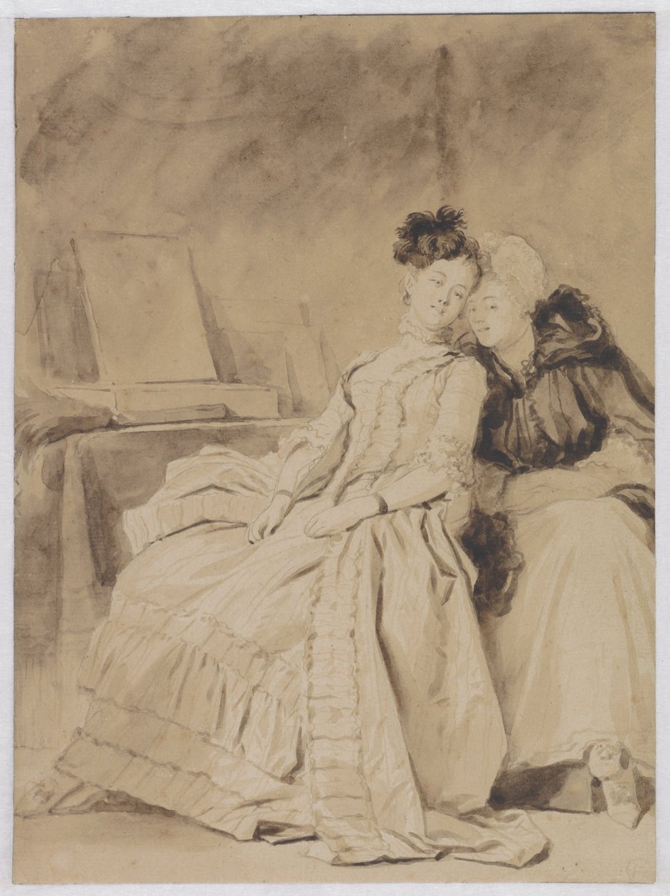 Den intime samtalen, ca 1778 av Jean Honore Fragonard