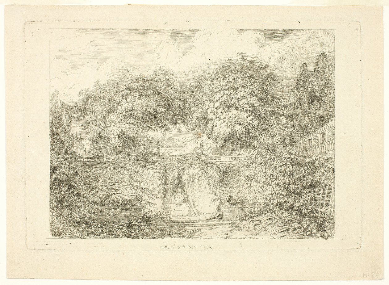 Den lille parken av Jean Honore Fragonard