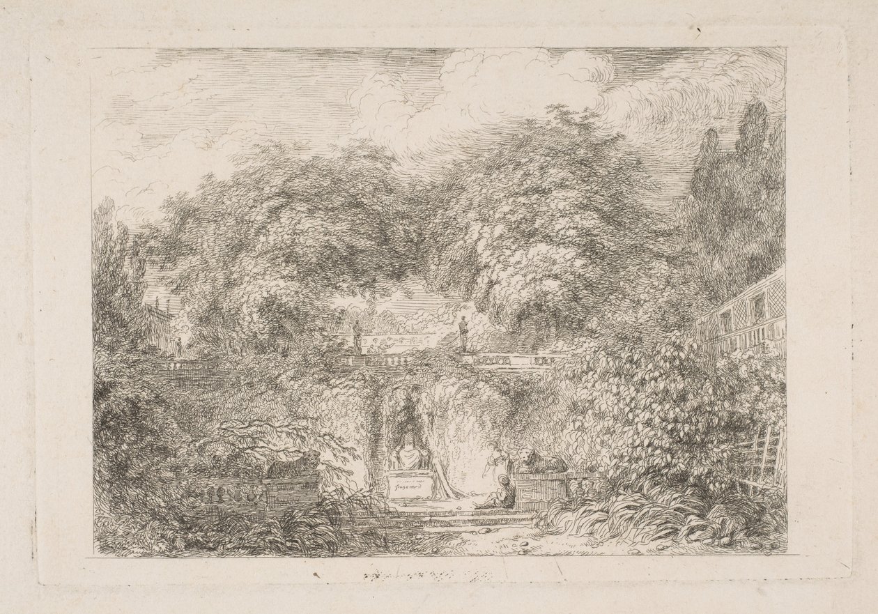 Den lille parken, ca. 1763. av Jean Honore Fragonard