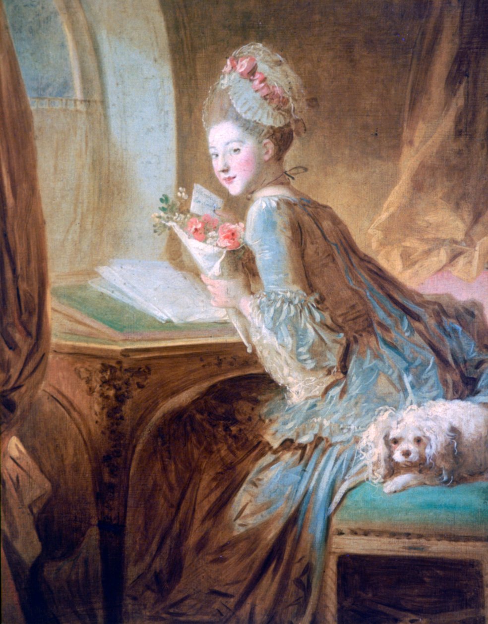 Kjærlighetsbrevet, c1770 av Jean Honore Fragonard