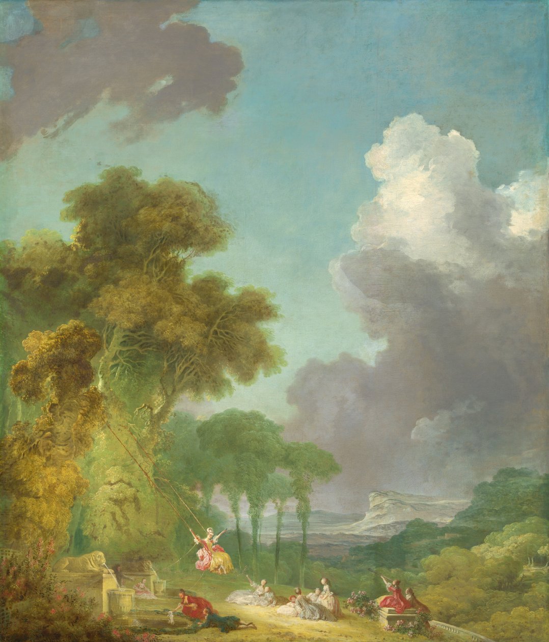 The Swing, ca. 17751780. av Jean Honore Fragonard