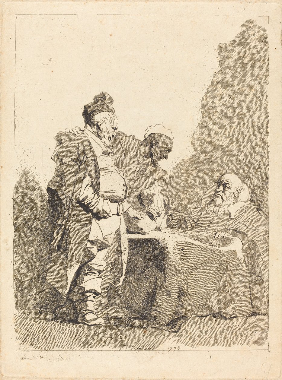 Skatteoppkreverne (Les traitants) av Jean Honore Fragonard