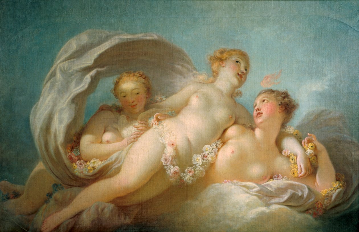 De tre nåder, 1700-tallet av Jean Honore Fragonard