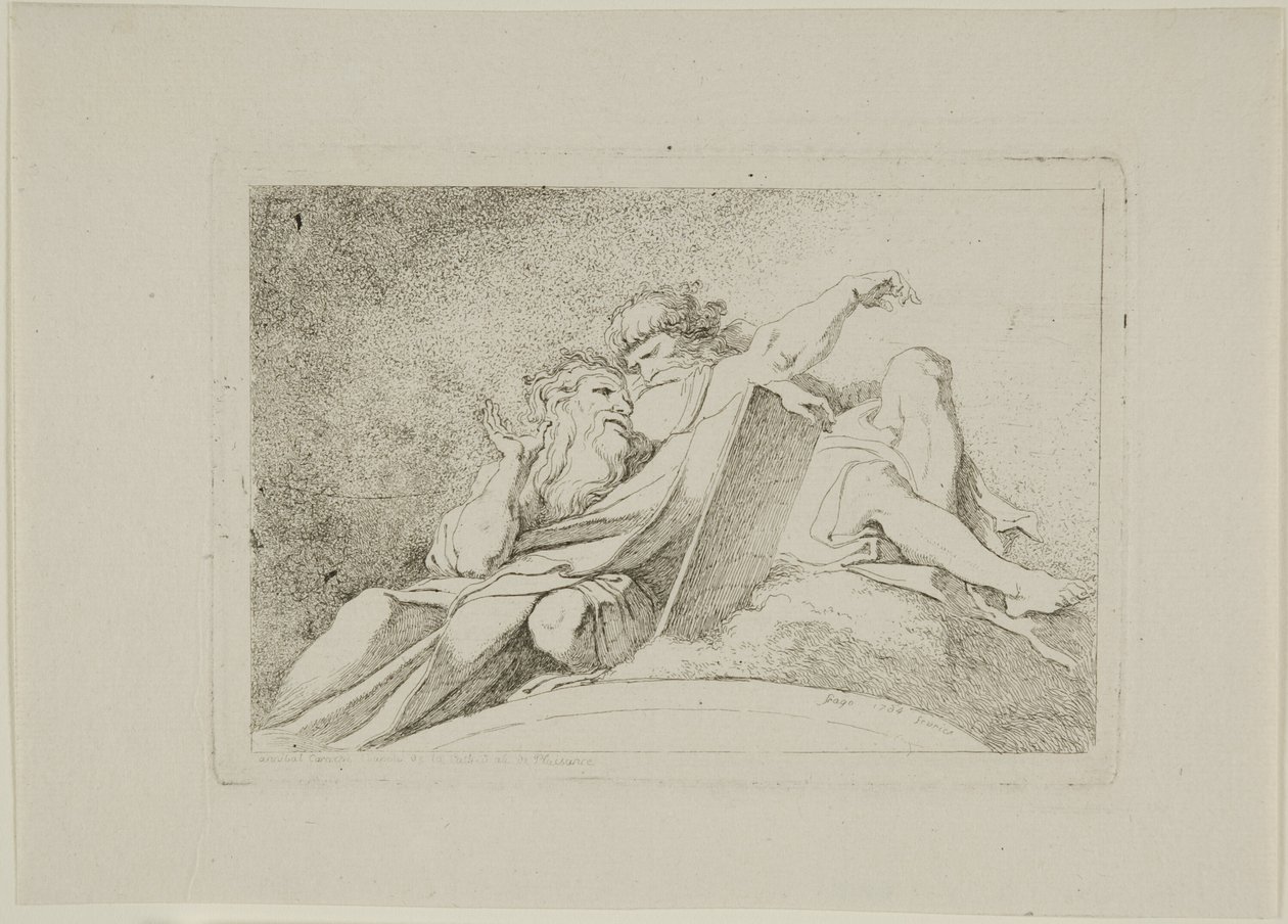 To profeter av Jean Honore Fragonard