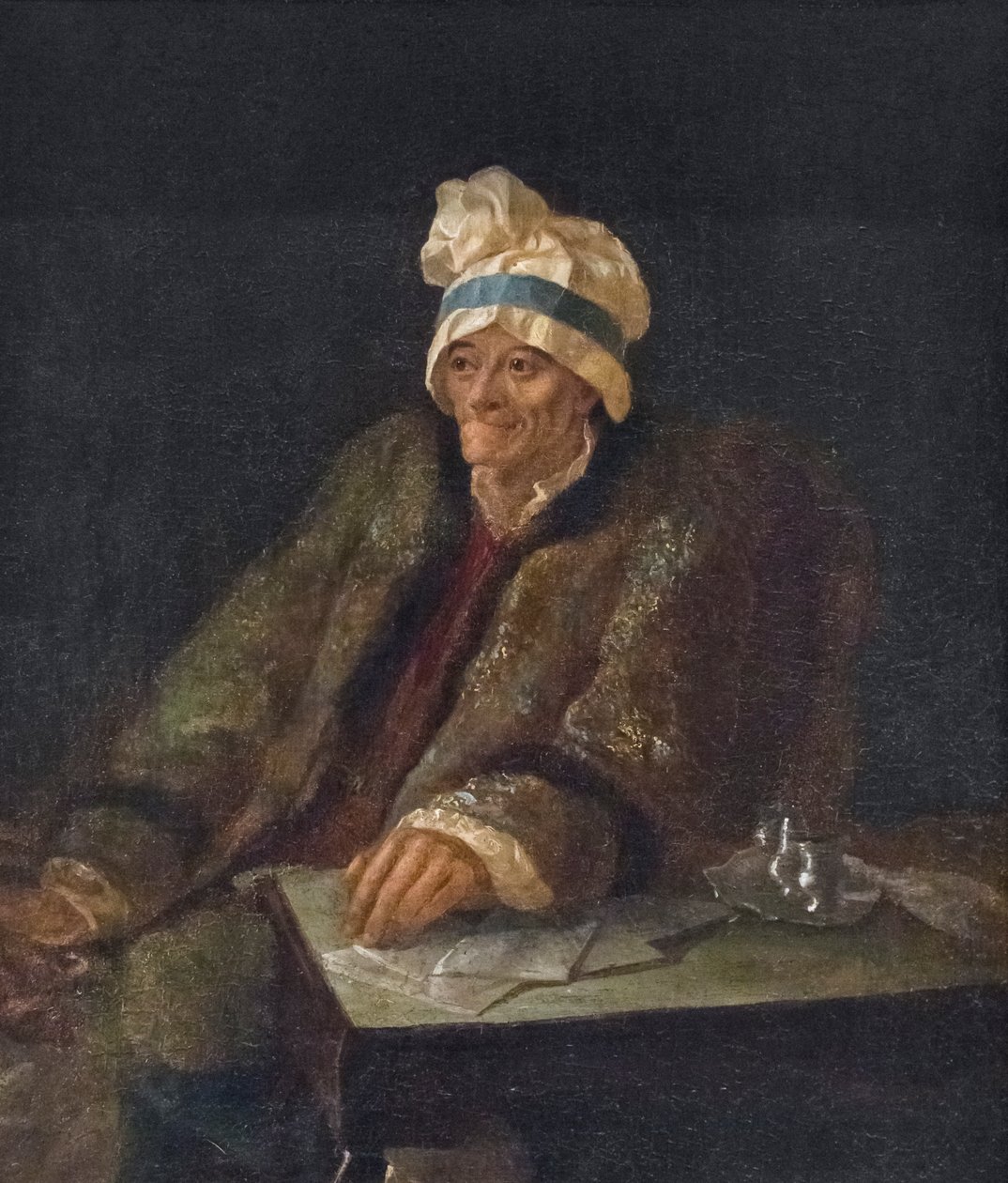 Portrett av Voltaire (olje på lerret) av Jean Huber