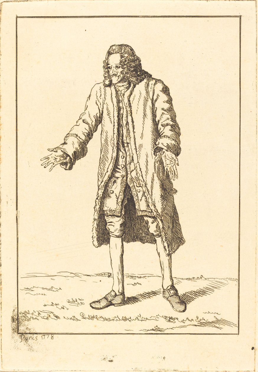 Voltaire av Jean Huber