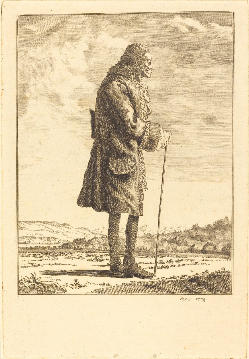 Voltaire av Jean Huber