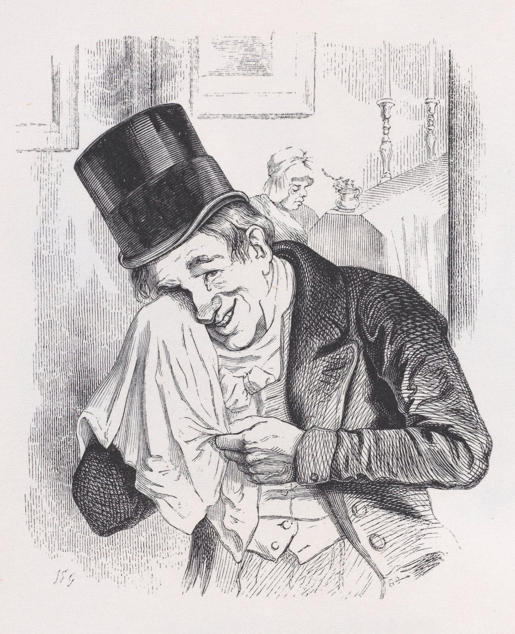 De Profundis fra The Complete Works of Beranger, 1836. av Jean Ignace Isidore Gérard
