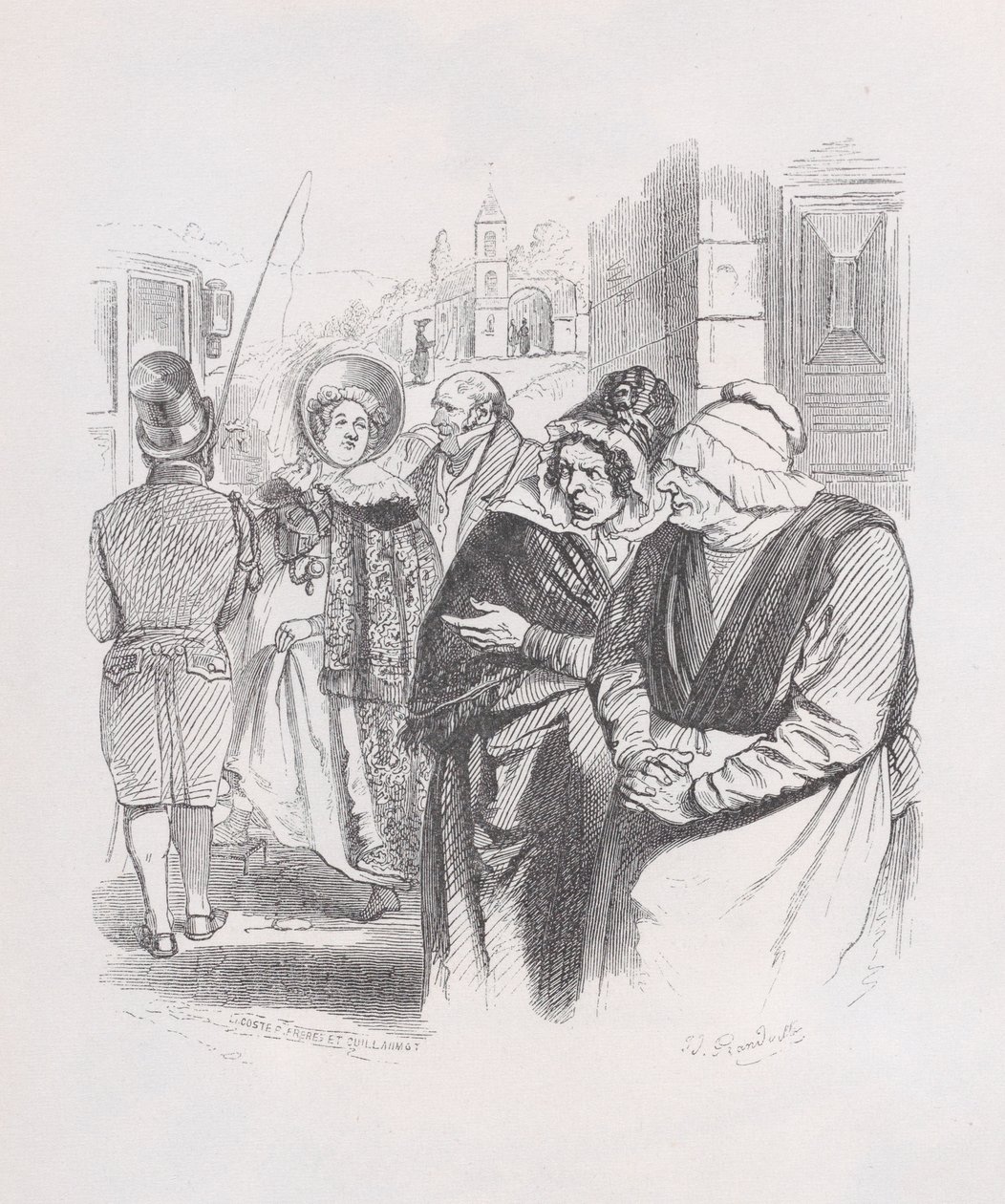Gotton fra The Complete Works of Béranger, 1836. av Jean Ignace Isidore Gérard