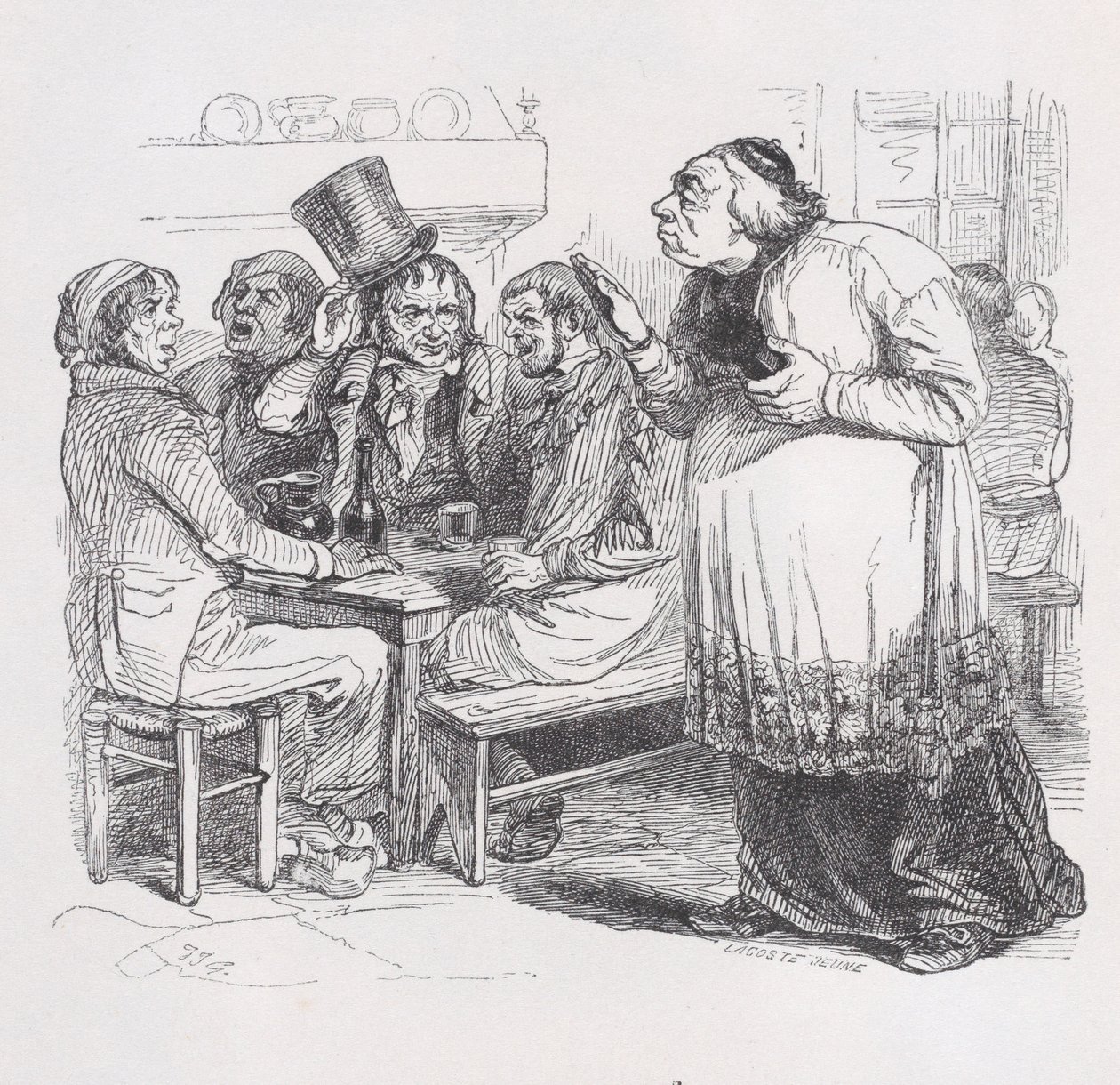 Min kur fra The Complete Works of Béranger, 1836. av Jean Ignace Isidore Gérard