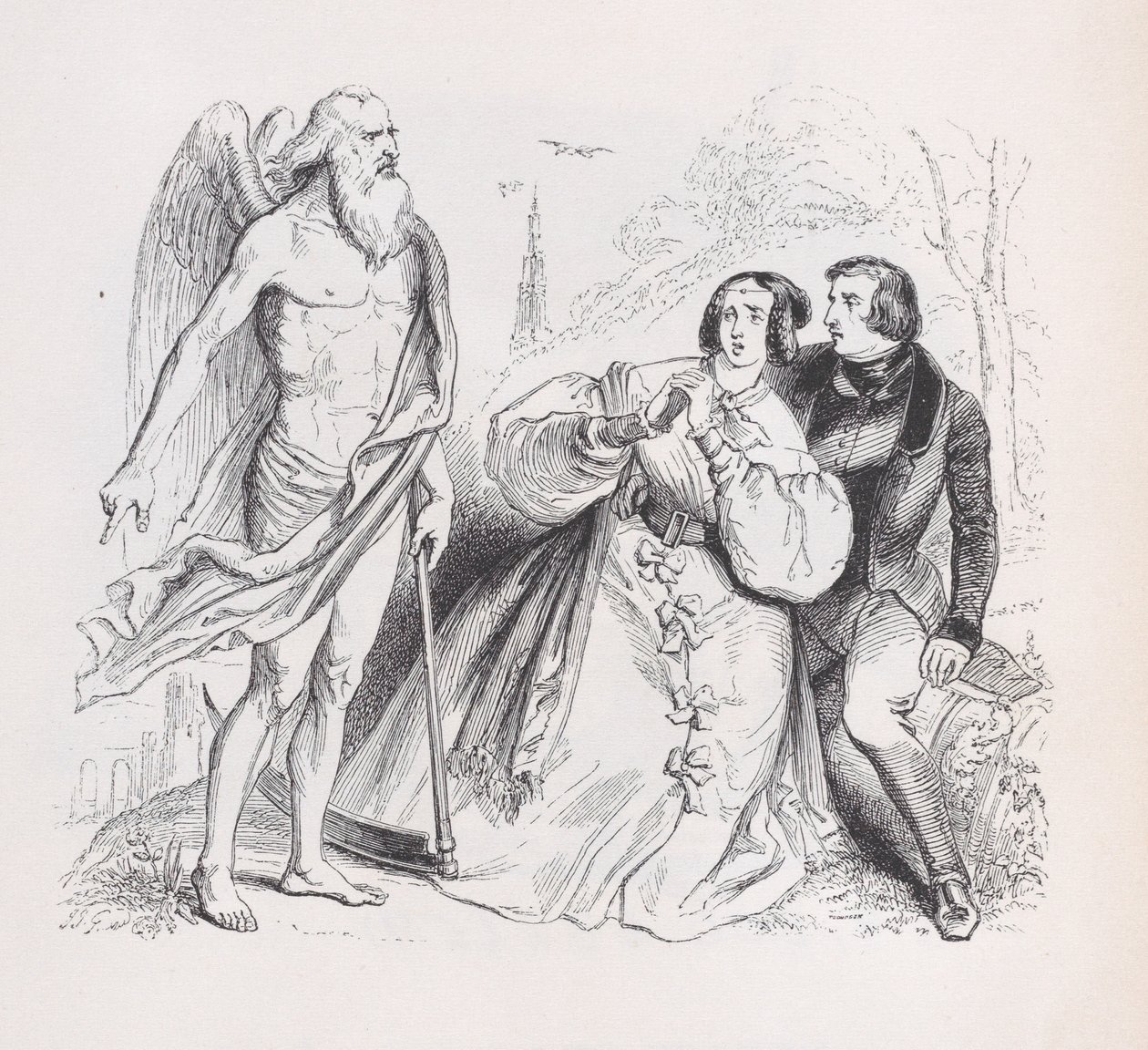 Tid fra The Complete Works of Béranger, 1836. av Jean Ignace Isidore Gérard
